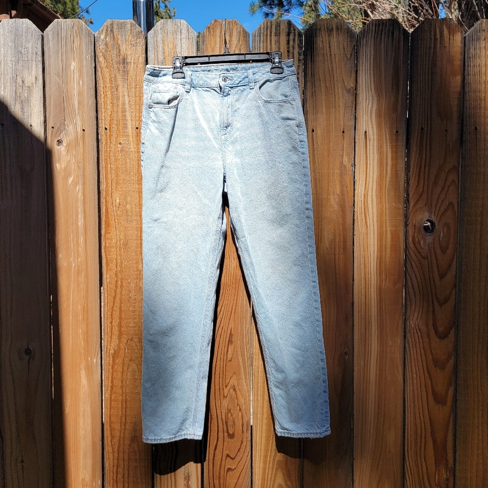 AE Straight Mom Jeans